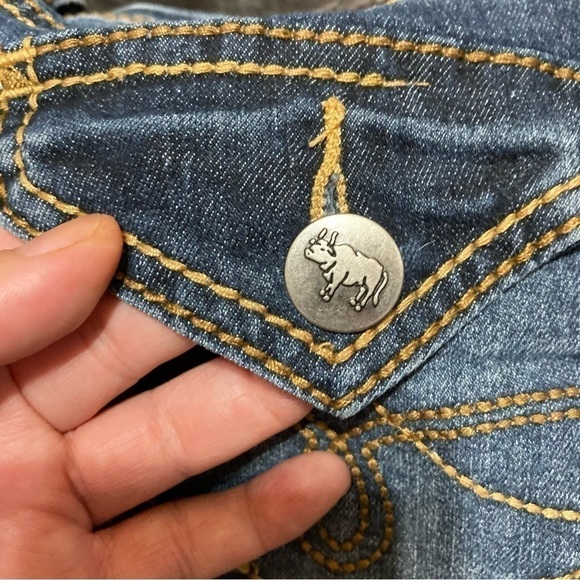 Earl Jeans mid rise boot cut flare denims Vintage 90s Y2K fashion size 9 GUC - Picture 5 of 14